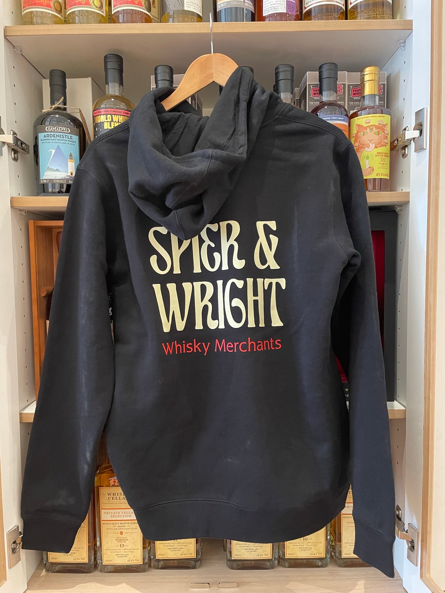 Spier And Wright Black Hoody Back