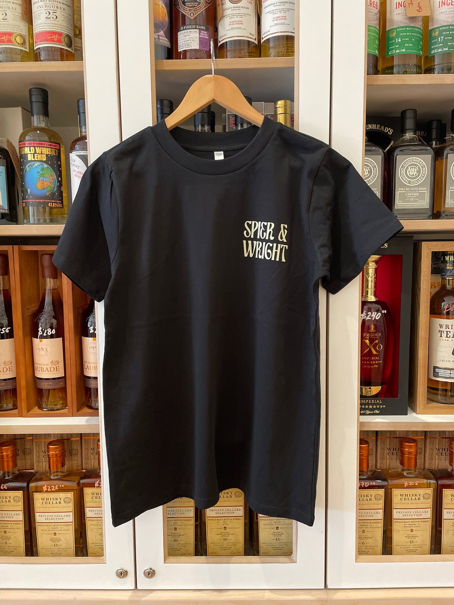 Spier & Wright Whisky Merchants Black T-shirt